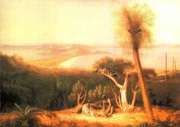 Część King George III Sound, na południowym wybrzeżu Nowej Holandii